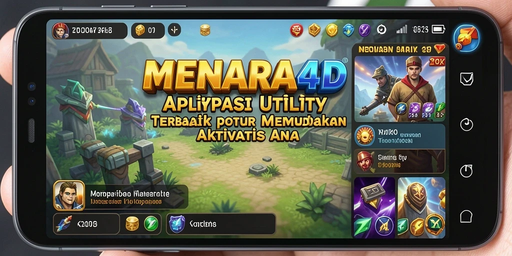 Tampilan antarmuka aplikas MENARA4D yang intuitif dan mudah digunakan.