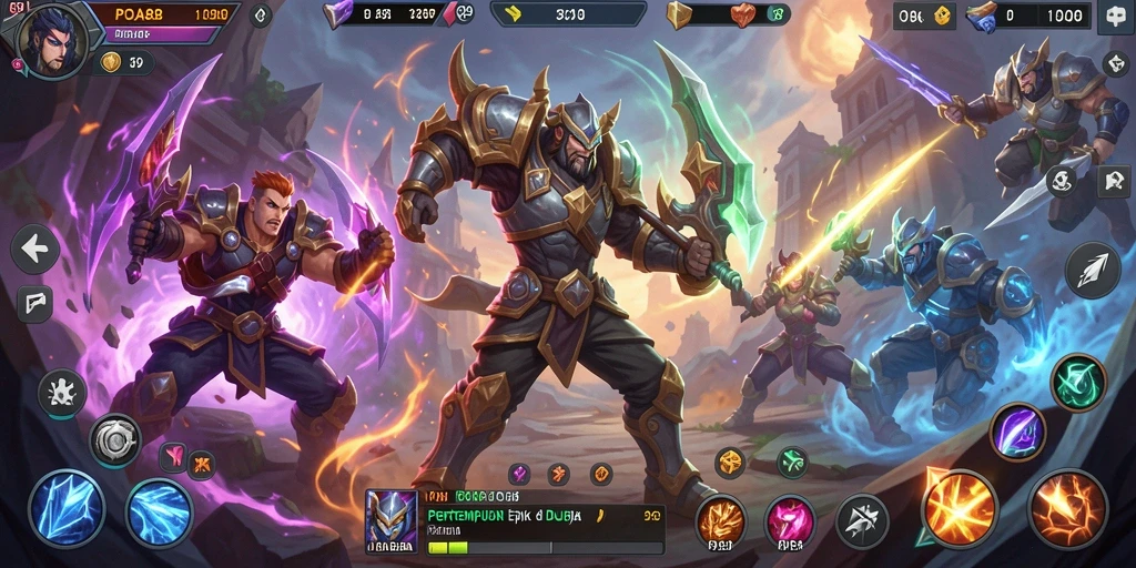 Tangkapan layar dari gameplay menarik di POA88 yang menunjukkan pertempuran sengit.