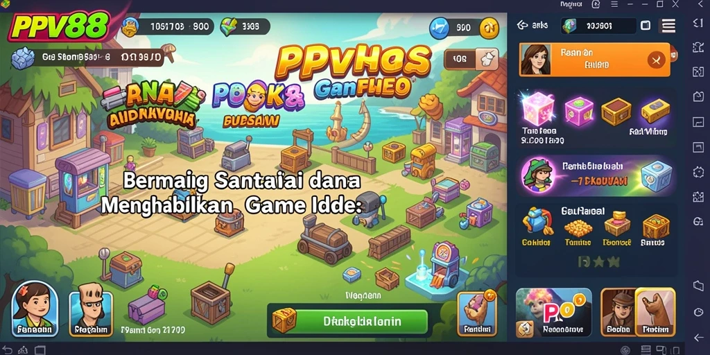Tampilan gameplay PPV88 yang menawan dan memikat dalam genre Idle.