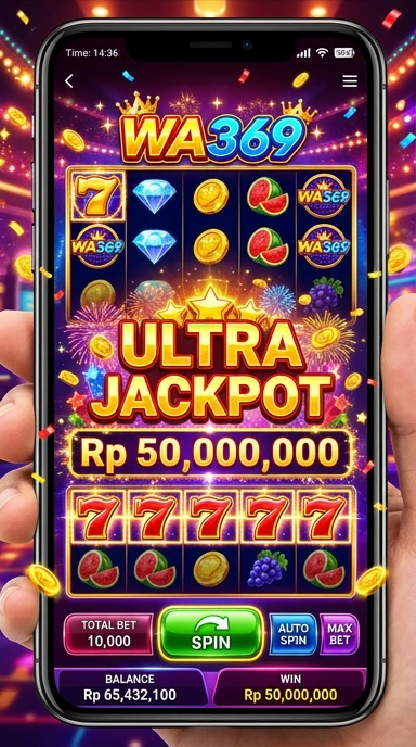 Tampilan antarmuka wa369 untuk unduhan aplikasi.